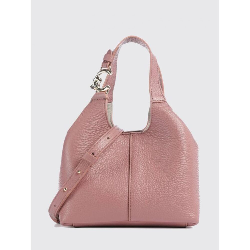 C-Easy Mini Tumbled Leather Handbag Coccinelle With Removable Inner Pouch
